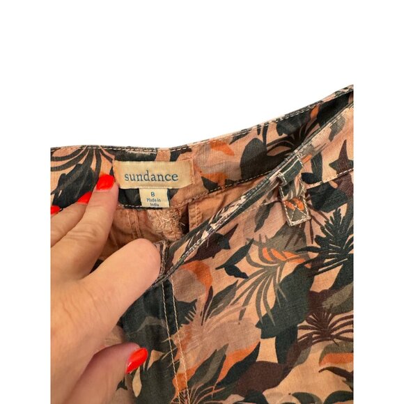 Sundance floral pants size 8 - Picture 3 of 4
